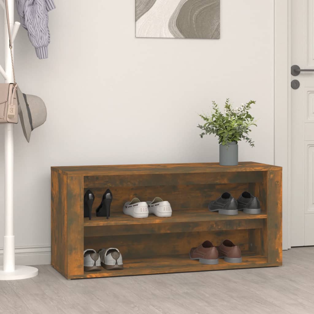 Skohylla Sonoma-Ek 100X35X45 Cm Konstruerat Trä