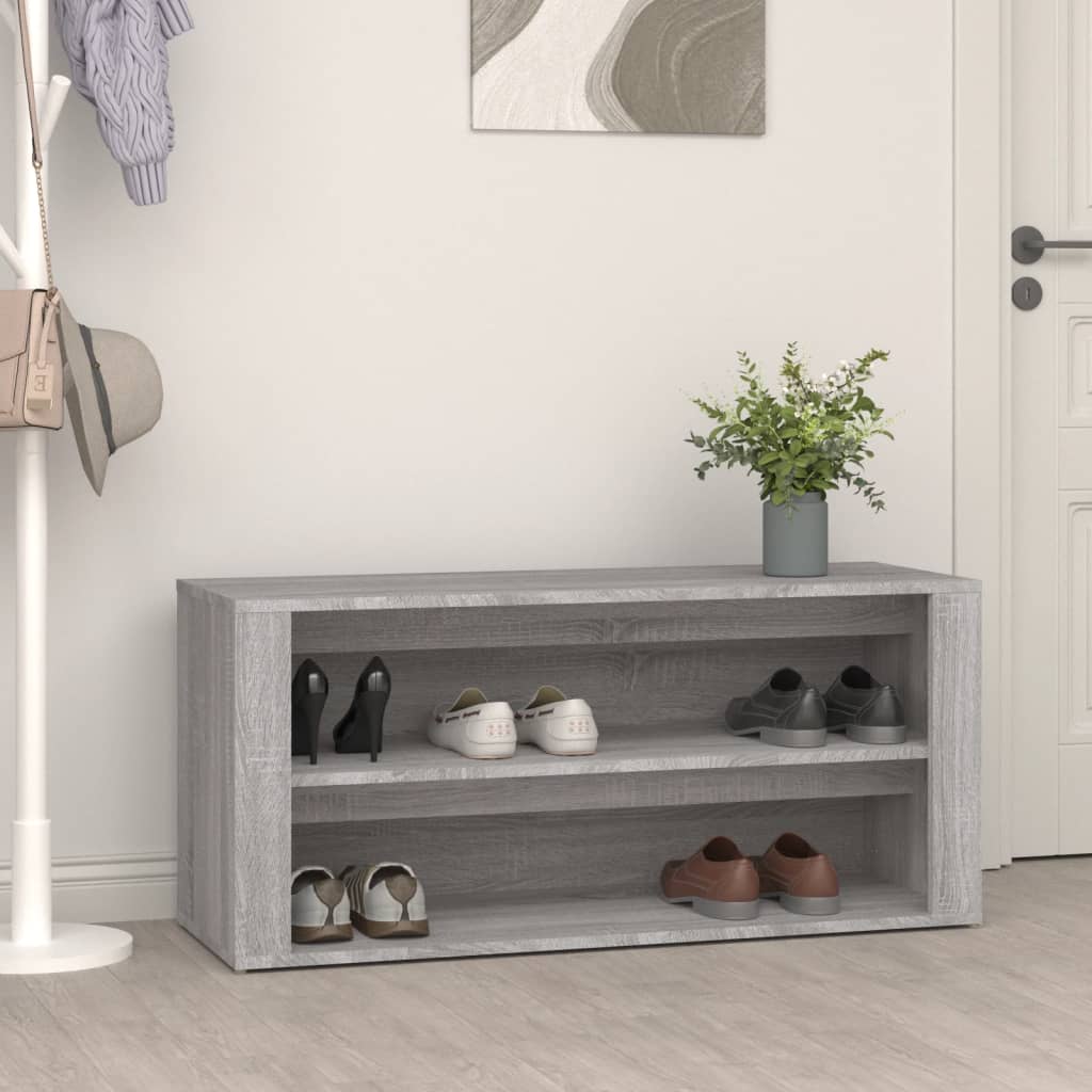 Skohylla Sonoma-Ek 100X35X45 Cm Konstruerat Trä