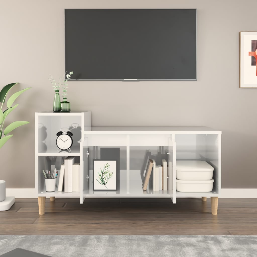 Tv-Bänk 100X35X55 Cm Konstruerat Trä