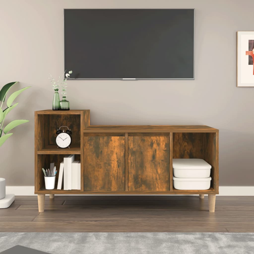 Tv-Bänk 100X35X55 Cm Konstruerat Trä