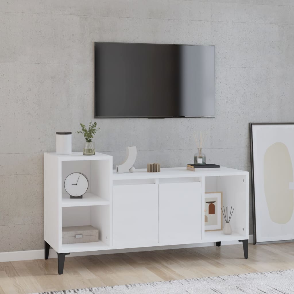 Tv-Bänk 100X35X55 Cm Konstruerat Trä