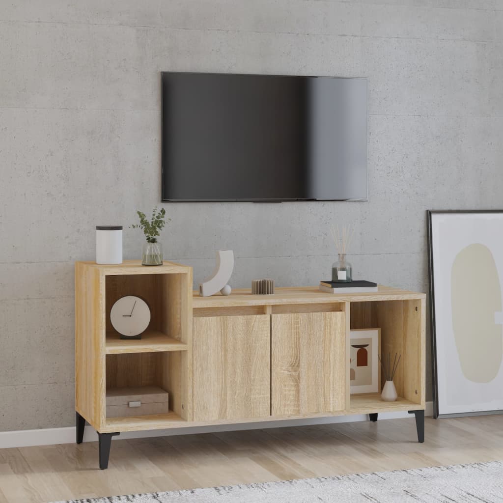 Tv-Bänk 100X35X55 Cm Konstruerat Trä