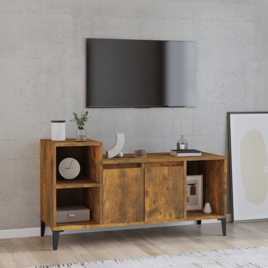Tv-Bänk 100X35X55 Cm Konstruerat Trä