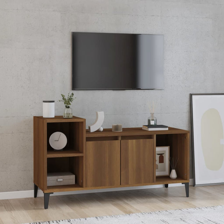 Tv-Bänk 100X35X55 Cm Konstruerat Trä