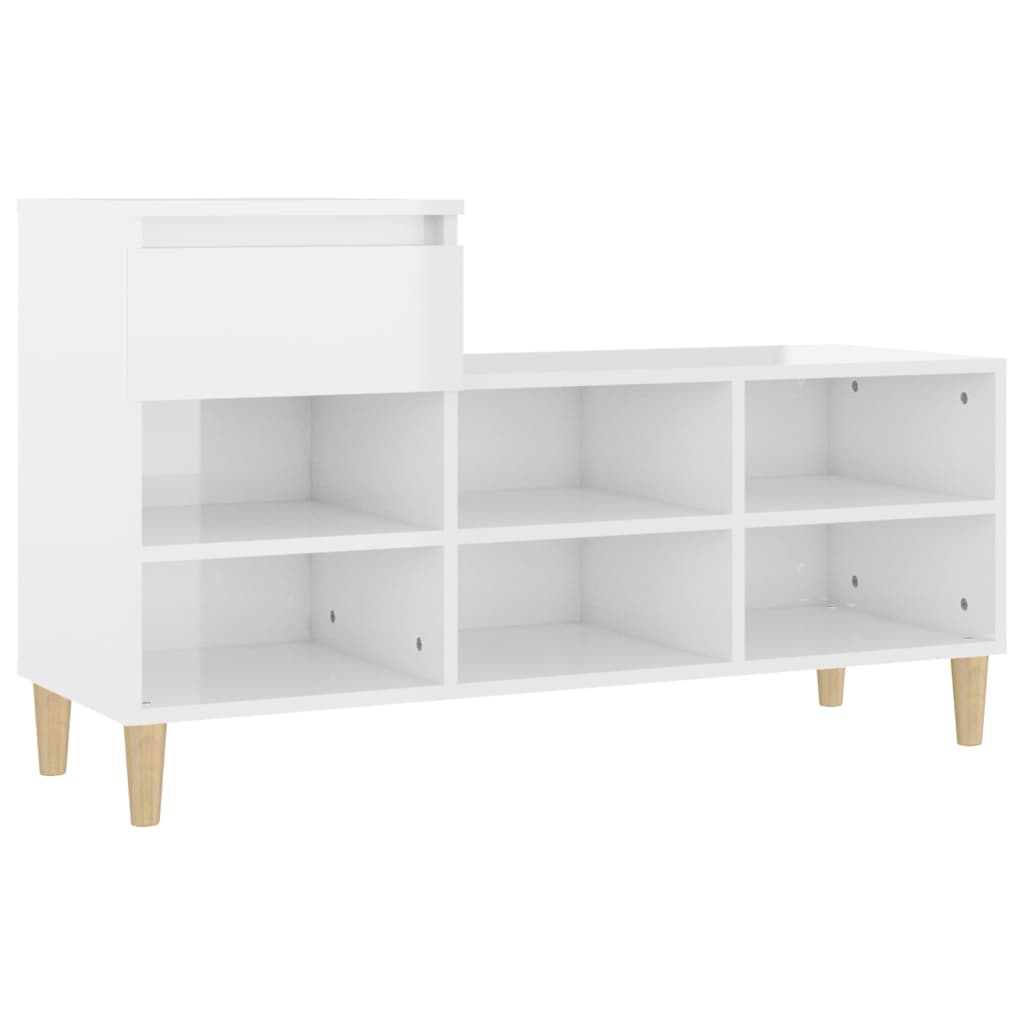 Skoskåp 102X36X60 Cm Konstruerat Trä
