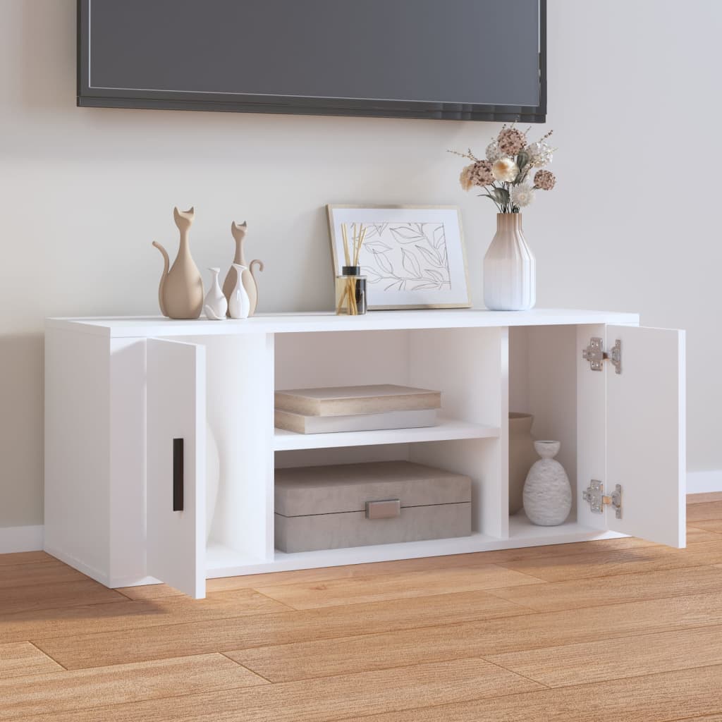 Tv-Bänk 100X35X40 Cm Konstruerat Trä