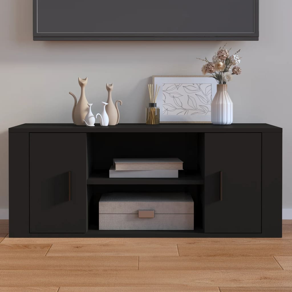 Tv-Bänk 100X35X40 Cm Konstruerat Trä