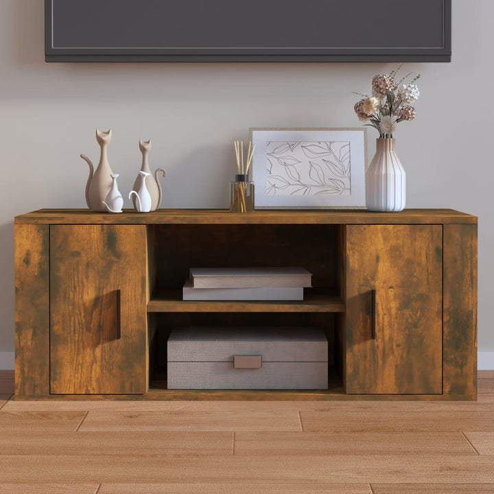 Tv-Bänk 100X35X40 Cm Konstruerat Trä