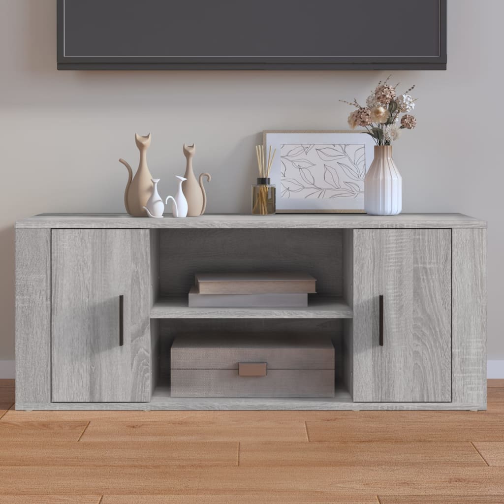 Tv-Bänk 100X35X40 Cm Konstruerat Trä