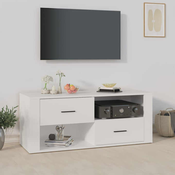 Tv-Bänk 100X35X40 Cm Konstruerat Trä