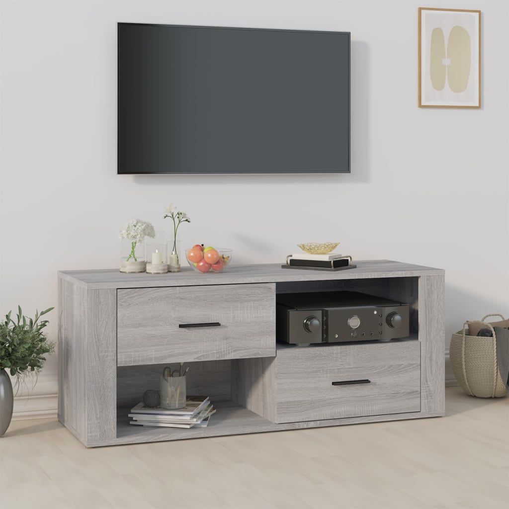 Tv-Bänk 100X35X40 Cm Konstruerat Trä