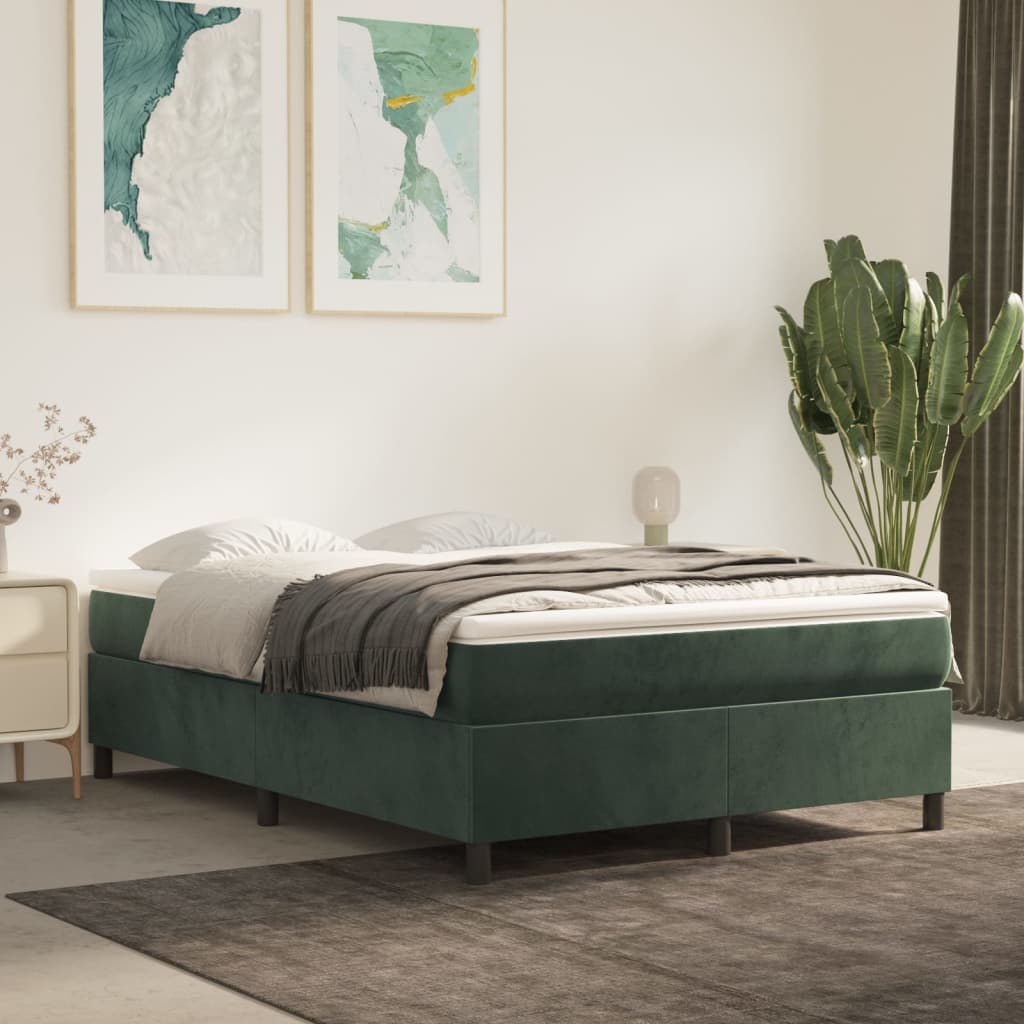 Resårsäng Utan Madrass Sammet
