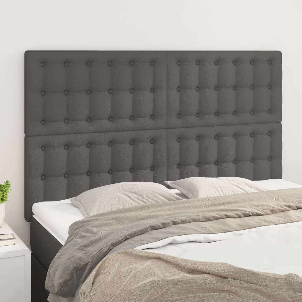 Sänggavel 80X5X78/88 Cm Konstläder