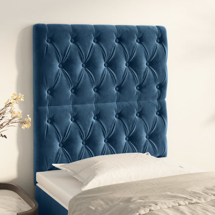 Sänggavel 90X7X118/128 Cm Sammet 2