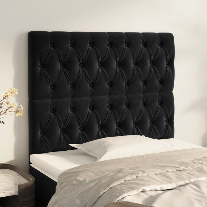 Sänggavel 90X7X118/128 Cm Sammet 2