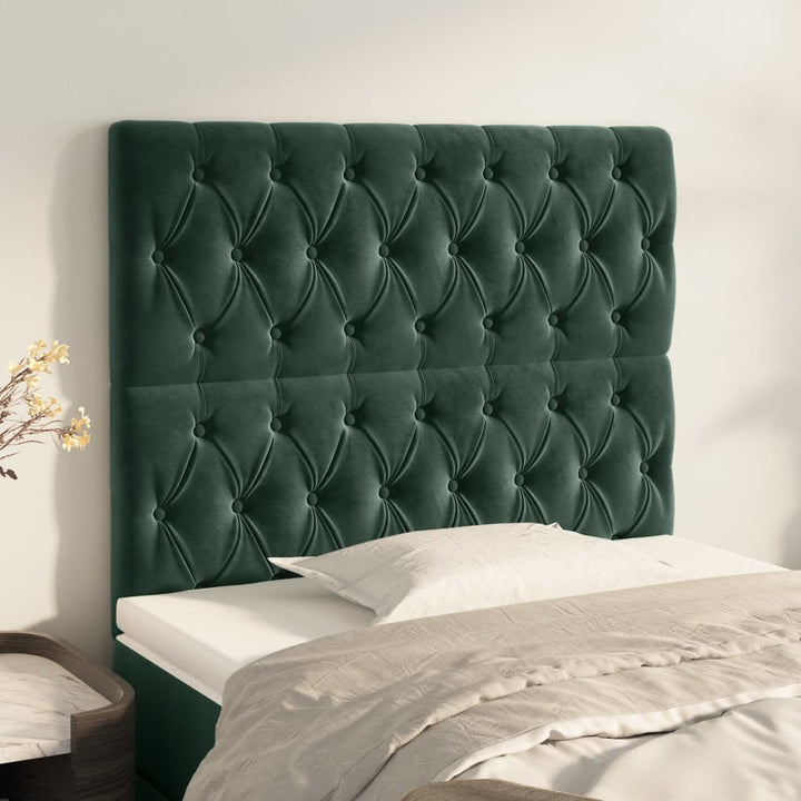 Sänggavel 90X7X118/128 Cm Sammet 2