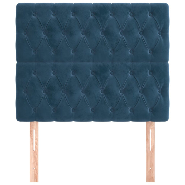 Sänggavel 90X7X118/128 Cm Sammet 2