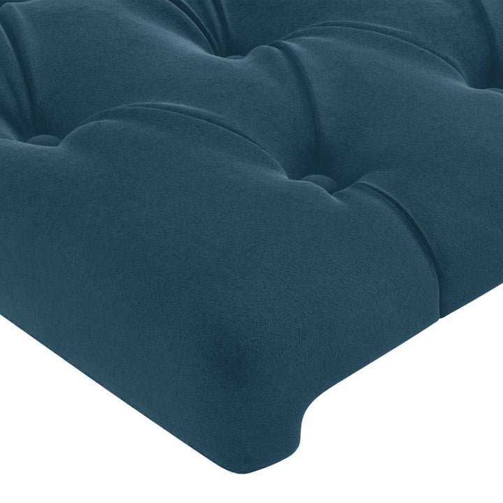 Sänggavel 90X7X118/128 Cm Sammet 2