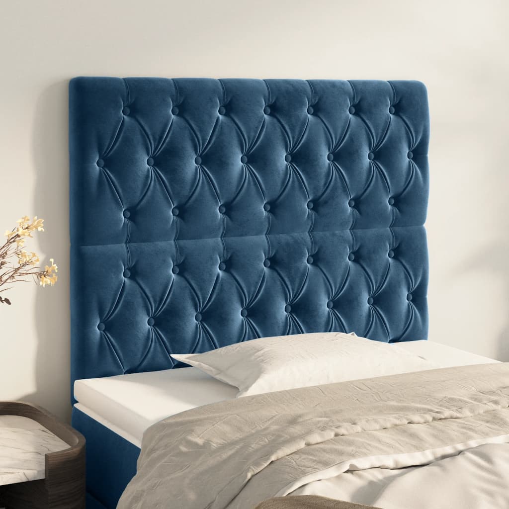 Sänggavel 90X7X118/128 Cm Sammet 2