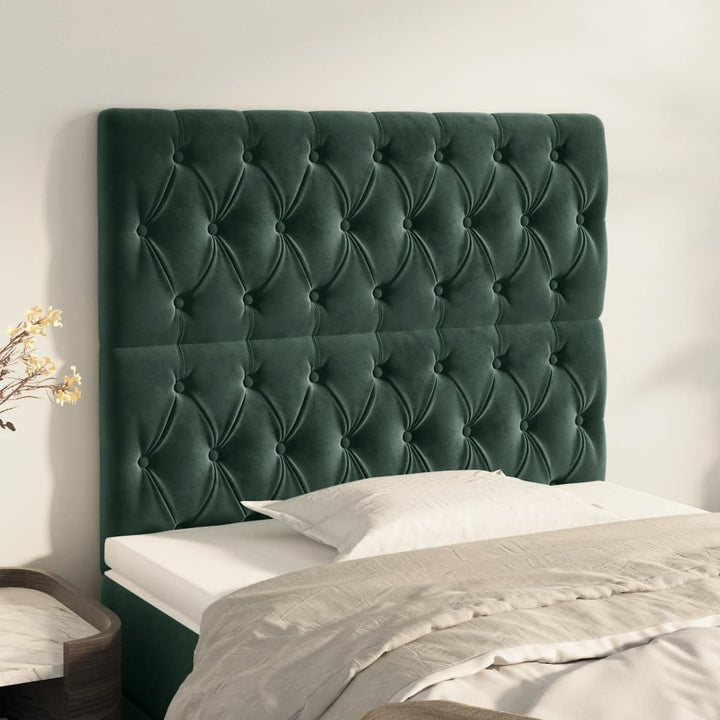 Sänggavel 90X7X118/128 Cm Sammet 2