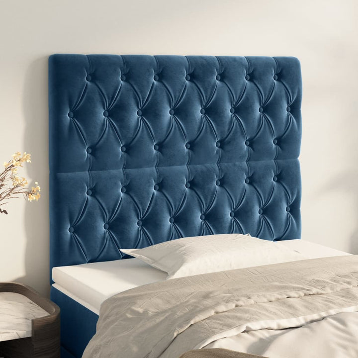 Sänggavel 90X7X118/128 Cm Sammet 2