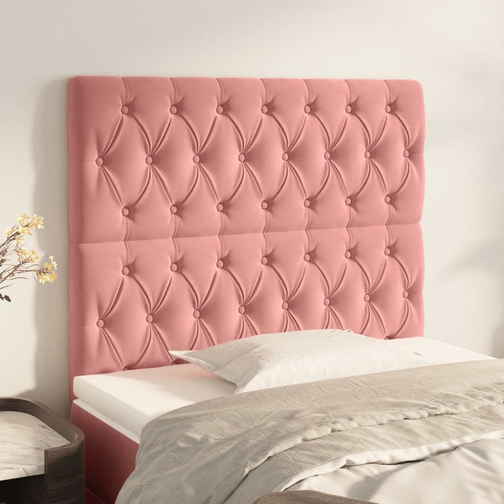 Sänggavel 90X7X118/128 Cm Sammet 2