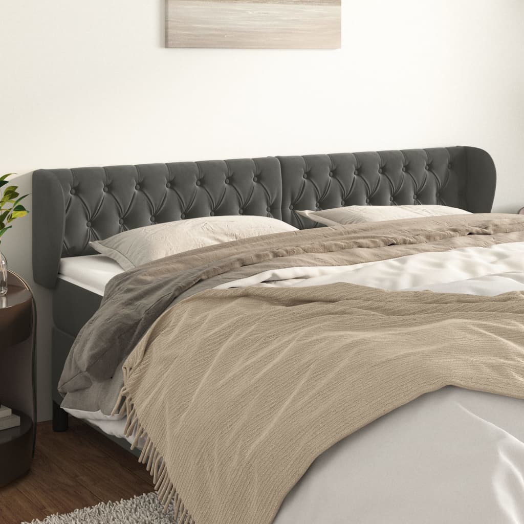 Sänggavel Med Kanter Sammet