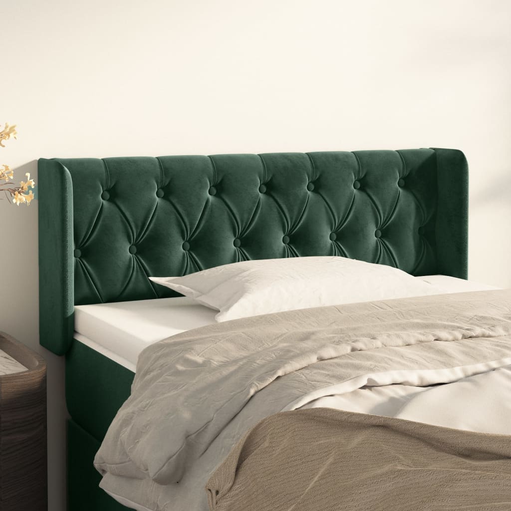 Sänggavel Med Kanter Sammet