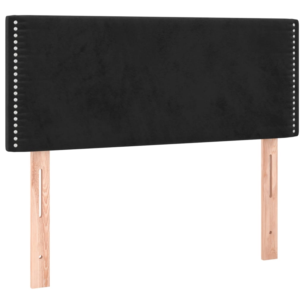 Sänggavel Led Sammet