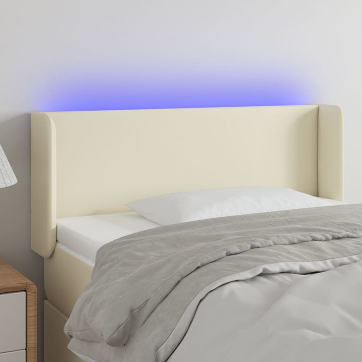 Sänggavel Led Konstläder