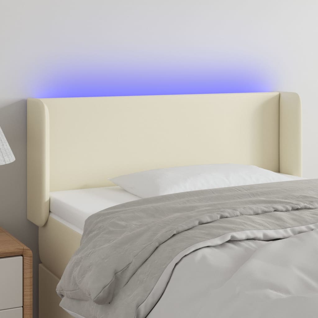 Sänggavel Led Konstläder