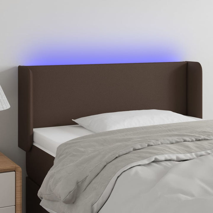 Sänggavel Led Konstläder