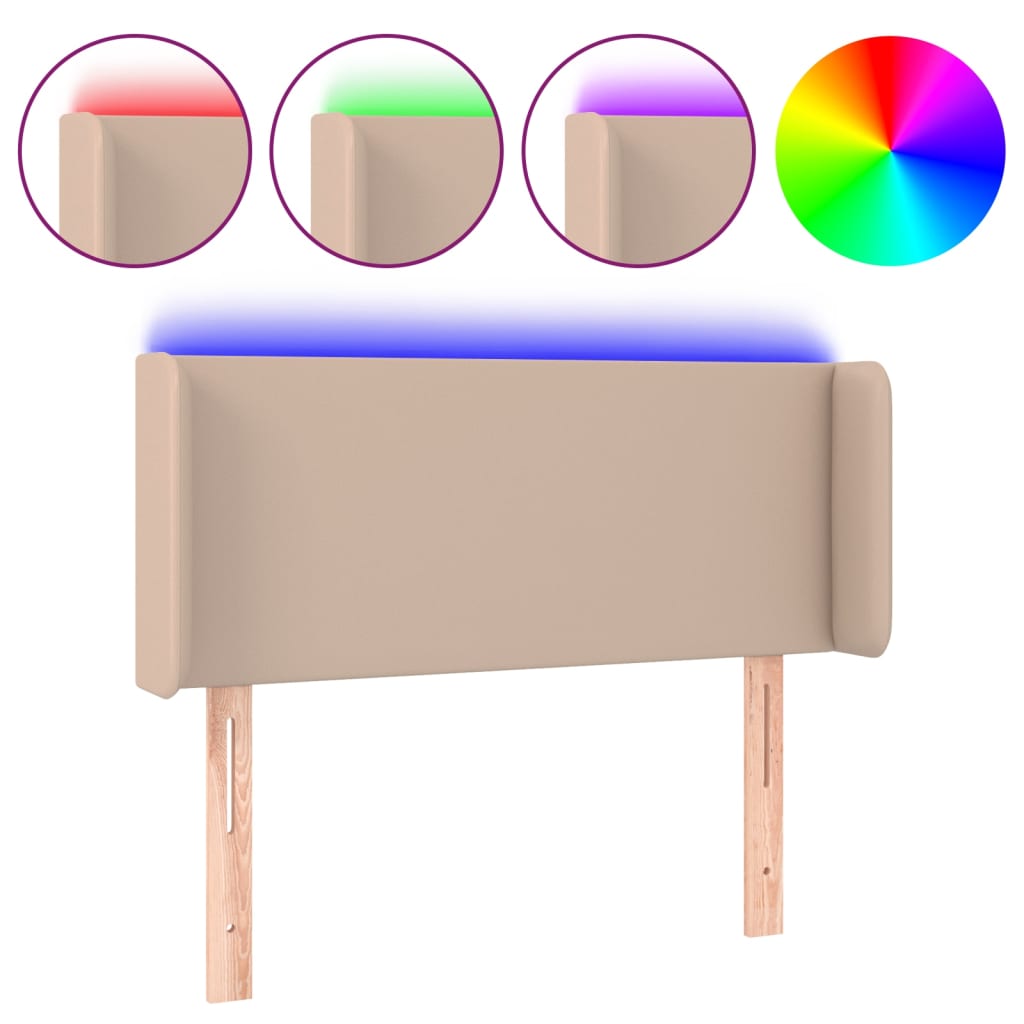 Sänggavel Led Konstläder