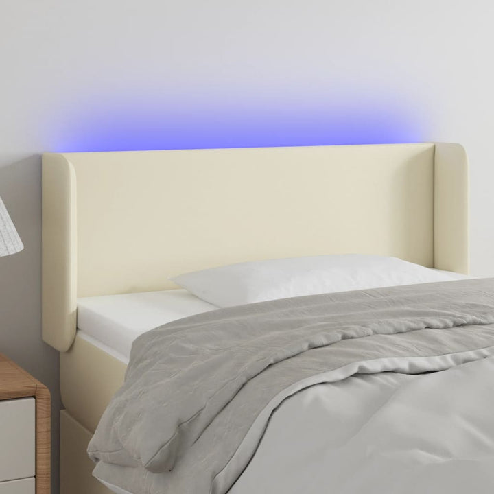 Sänggavel Led Konstläder