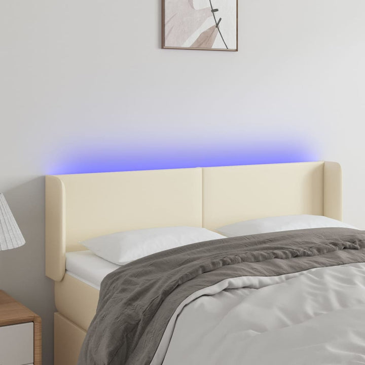Sänggavel Led Konstläder