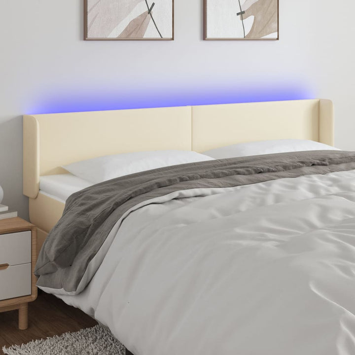 Sänggavel Led Konstläder
