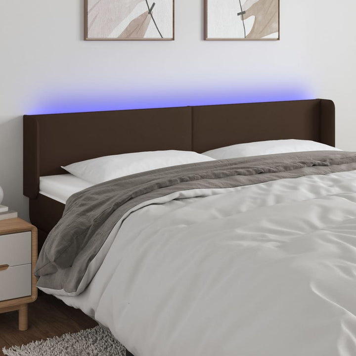 Sänggavel Led Konstläder
