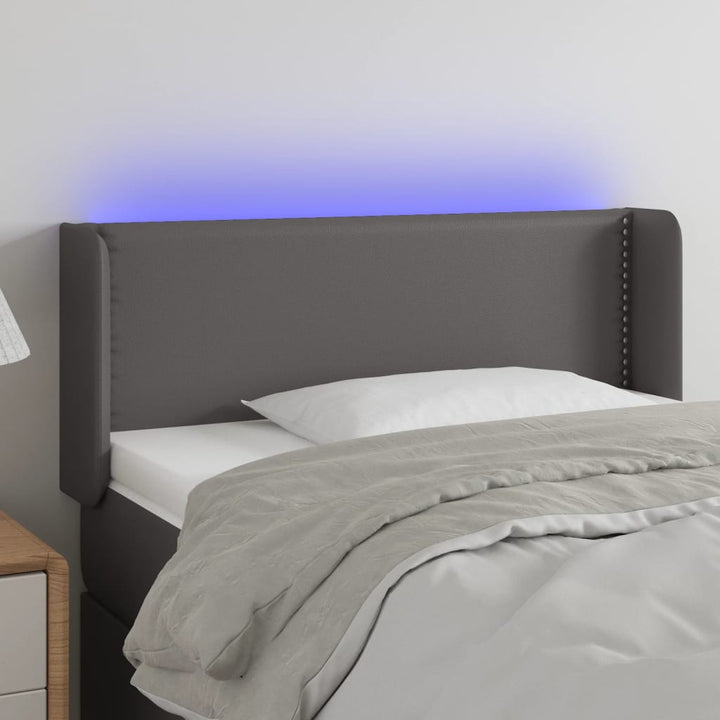 Sänggavel Led Konstläder