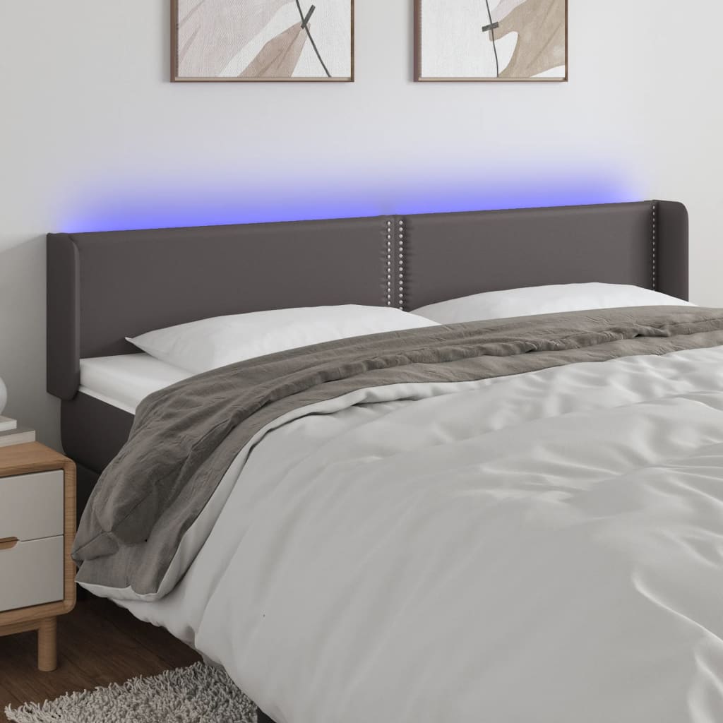 Sänggavel Led Konstläder