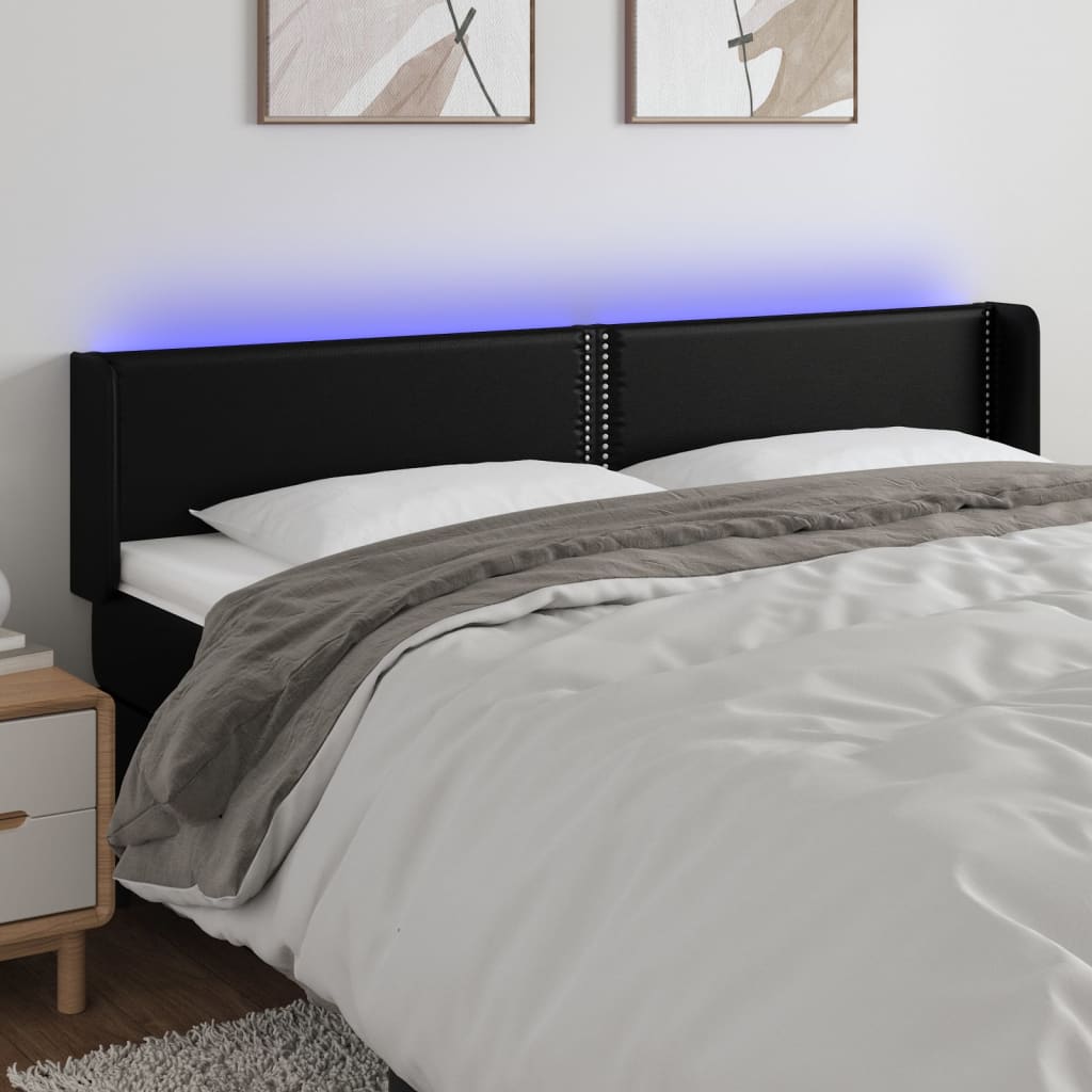 Sänggavel Led Konstläder