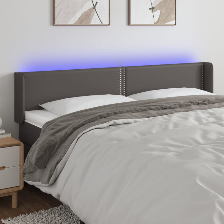 Sänggavel Led Konstläder