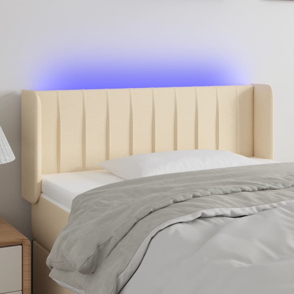 Sänggavel Led Tyg