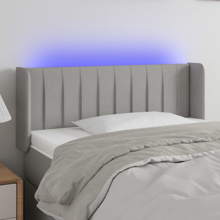 Sänggavel Led Tyg