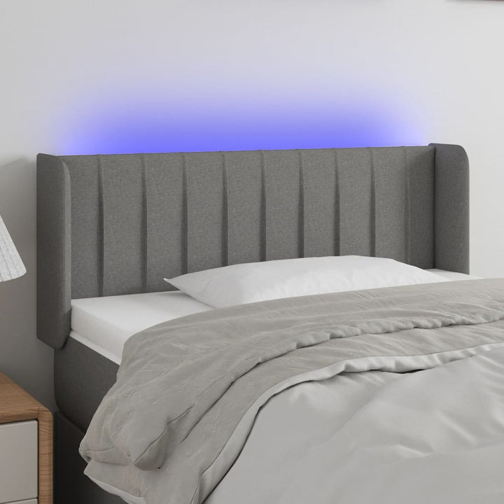 Sänggavel Led Tyg