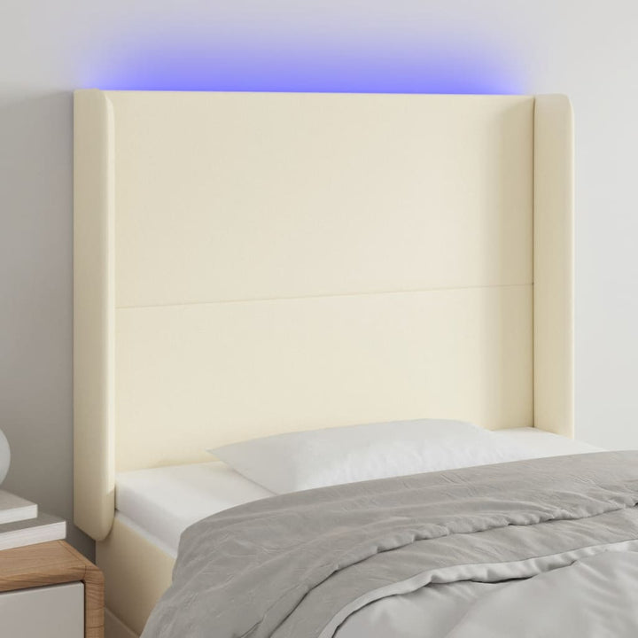 Sänggavel Led Konstläder