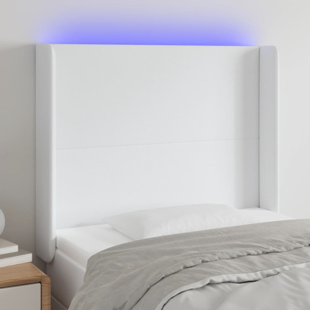 Sänggavel Led Konstläder