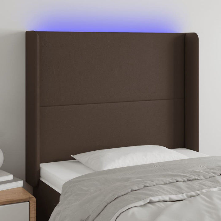 Sänggavel Led Konstläder