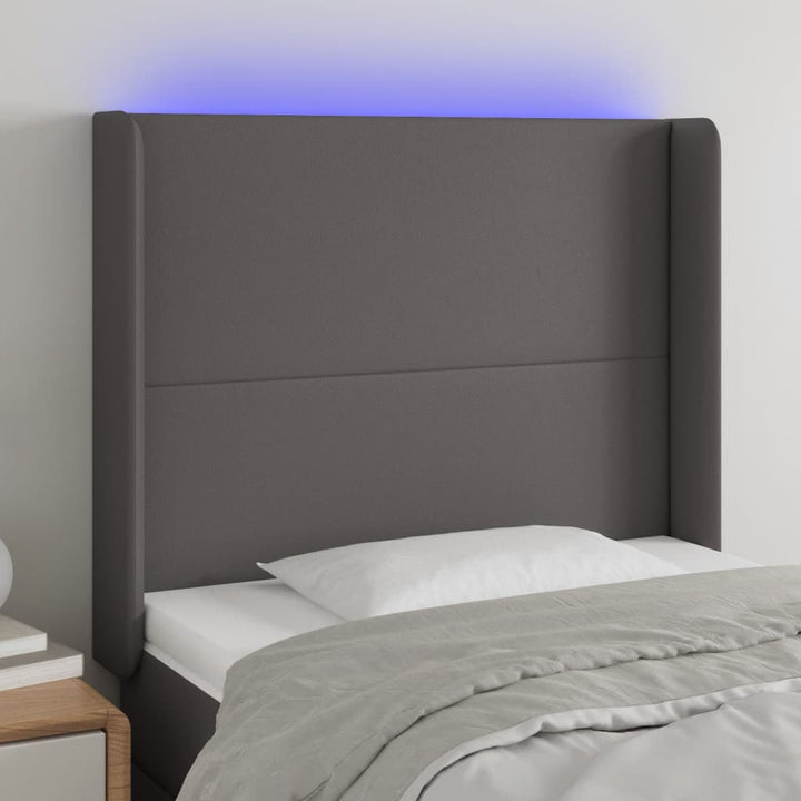 Sänggavel Led Konstläder