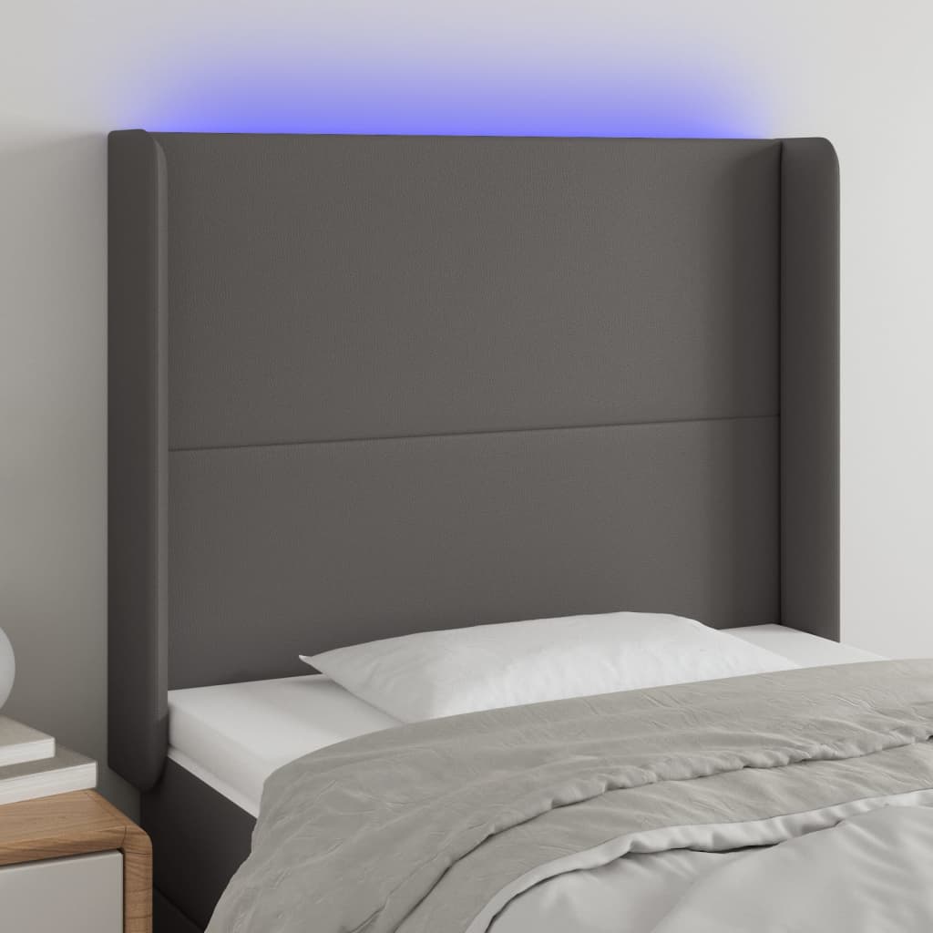 Sänggavel Led Konstläder