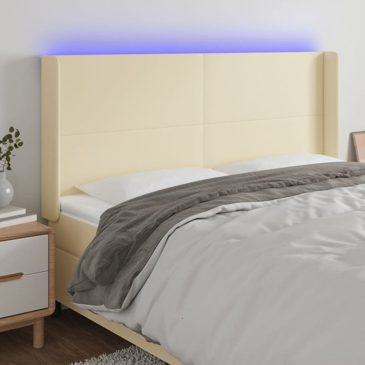 Sänggavel Led Konstläder